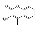 3-amino-4-methylchromen-2-one结构式