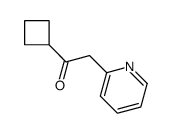1-Cyclobutyl-2-(pyridin-2-yl)ethanone结构式