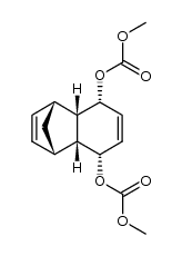 3&beta;,7&beta;-bis(methoxycarbonyloxy)-endo-tricyclo[6.2.1.02.7]undeca-4,9-diene结构式