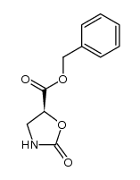 (S)-2-oxazolidinone-5-carboxylic acid benzyl ester结构式