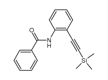 N-(2-(2-(trimethylsilyl)ethynyl)phenyl)benzamide结构式