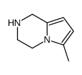 6-methyl-1,2,3,4-tetrahydropyrrolo[1,2-a]pyrazine结构式