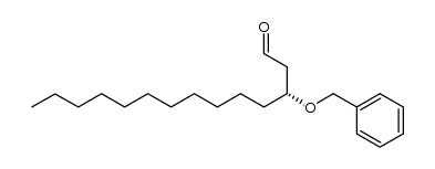 (R)-3-phenylmethyloxy-tetradecanal结构式