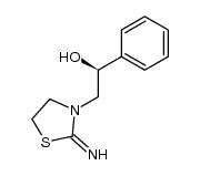 (S)-3-(2'-hydroxy-2'-phenylethyl)-2-thiazolidinimine结构式