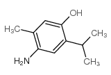 4-氨基-5-甲基-2-(1-甲基乙基)苯酚结构式