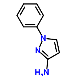 1-苯基-3-氨基吡唑结构式