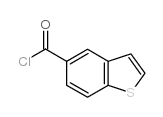 1-苯并噻吩-5-羰酰氯结构式