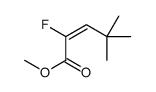 methyl 2-fluoro-4,4-dimethylpent-2-enoate结构式