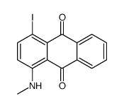 1-iodo-4-(methylamino)anthracene-9,10-dione结构式