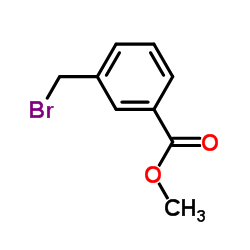 3-溴甲基苯甲酸甲酯结构式
