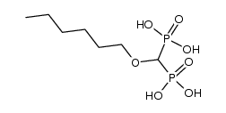 ((hexyloxy)methylene)diphosphonic acid结构式