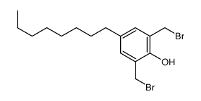 2,6-bis(bromomethyl)-4-octylphenol结构式