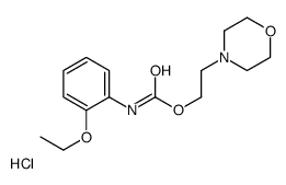 2-morpholin-4-ylethyl N-(2-ethoxyphenyl)carbamate,hydrochloride结构式