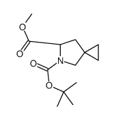 (S)-5-tert-butyl 6-methyl 5-azaspiro[2.4]heptane-5,6-dicarboxylate结构式