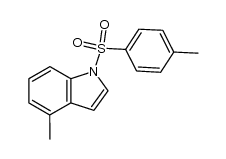 4-methyl-1-tosyl-1H-indole结构式