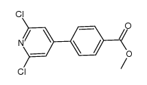 methyl 4-(2,6-dichloropyridin-4-yl)benzoate结构式