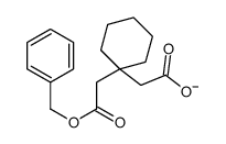 2-[1-(2-oxo-2-phenylmethoxyethyl)cyclohexyl]acetate结构式
