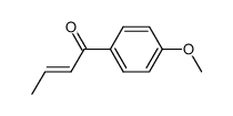 1-(4-methoxy-phenyl)-but-2-en-1-one结构式