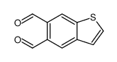1-benzothiophene-5,6-dicarbaldehyde结构式