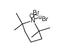 (2,2,6,6-tetramethylpiperidinyl-1-oxy)copper(II) bromide adduct结构式