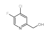 4-氯-5-氟-2-吡啶甲醇结构式