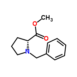 (R)1-甲基苄基吡咯烷-2-羧酸甲酯结构式