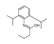 N-[2,6-di(propan-2-yl)phenyl]butanamide结构式