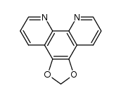 1,10-phenanthroline[5,6-d]-1,3-dioxole结构式
