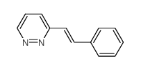 Pyridazine,3-(2-phenylethenyl)-结构式