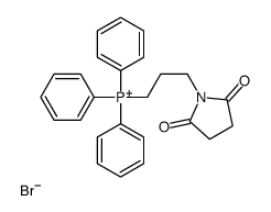 3-(2,5-dioxopyrrolidin-1-yl)propyl-triphenylphosphanium,bromide结构式