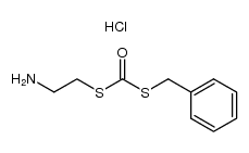 dithiocarbonic acid S-(2-amino-ethyl ester)-S'-benzyl ester, hydrochloride结构式