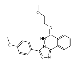 N-(2-methoxyethyl)-3-(4-methoxyphenyl)-[1,2,4]triazolo[3,4-a]phthalazin-6-amine结构式