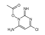 (6-amino-4-chloro-2-iminopyrimidin-1-yl) acetate结构式
