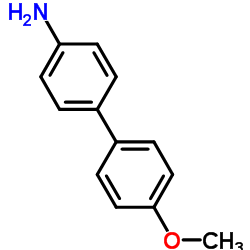 4-(4-甲氧基苯基)苯胺结构式