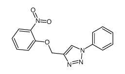 4-[(2-nitrophenoxy)methyl]-1-phenyltriazole结构式