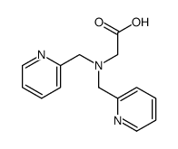 2-[bis(pyridin-2-ylmethyl)amino]acetic acid结构式