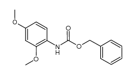 benzyl 2,4-dimethoxyphenylcarbamate结构式