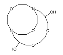 5,8,15,20-tetraoxa-1,12-diazabicyclo[10.5.5]docosane-3,10-diol结构式