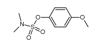 N-dimethylsulfamate de 4-methoxyphenyle结构式