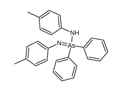 As,As-diphenyl-N,N'-di-p-tolylarsinimic amide结构式