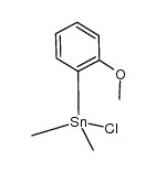 (ortho-MeO-Ph)SnMe2Cl结构式