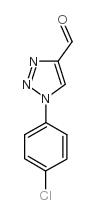 1-(4-氯苯基)-1H-1,2,3-噻唑-4-甲醛结构式