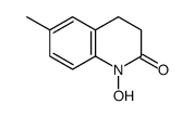 1-hydroxy-6-methyl-3,4-dihydroquinolin-2-one结构式