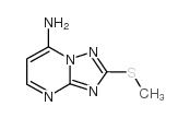 2-甲基硫代-1,2,4-噻唑嘧啶-7-胺结构式