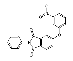 5-(3-nitrophenoxy)-2-phenylisoindole-1,3-dione结构式