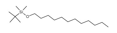 tert-butyldimethylsilyl ether of dodecan-1-ol结构式