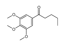 1-(3,4,5-trimethoxyphenyl)pentan-1-one结构式