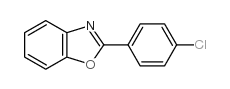 2-(4-氯苯基)-苯并噁唑结构式