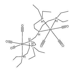 fac,fac-(tungsten)2(carbonyl)6(eHTP)结构式