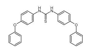 N,N'-bis-(4-phenoxy-phenyl)-thiourea结构式